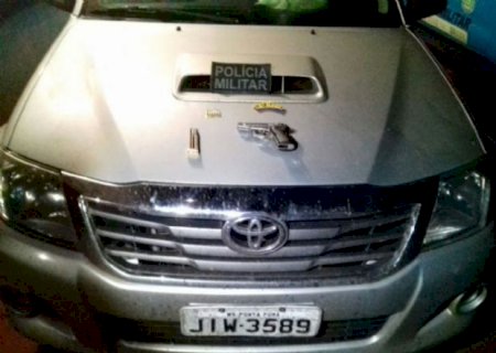 PM de Aral Moreira recupera camioneta roubada em Ponta Porã